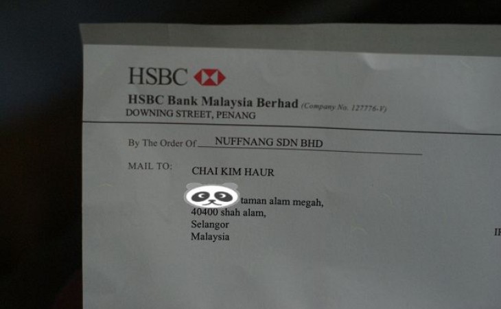 等到了亲爱的Nuffnang