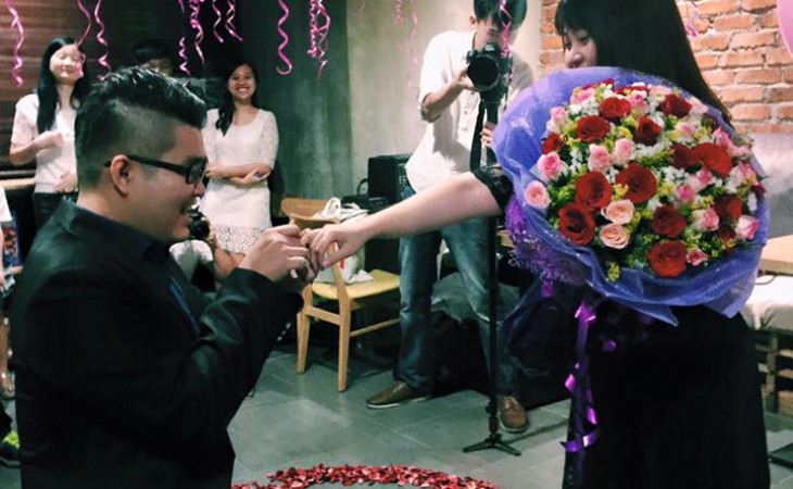 David求婚了 David求婚了